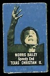 Morris Bailey 1950 Topps Felt Backs football card