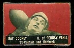 Ray Dooney 1950 Topps Felt Backs football card