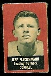 Jeff Fleischman 1950 Topps Felt Backs football card