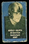 Arnold Galiffa 1950 Topps Felt Backs football card