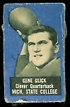 Gene Glick 1950 Topps Felt Backs football card