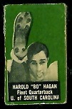 Harold Hagan 1950 Topps Felt Backs football card