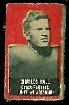 Charles Hall 1950 Topps Felt Backs football card