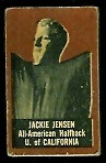 Jackie Jensen (brown) 1950 Topps Felt Backs football card