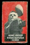 Bernie Krueger 1950 Topps Felt Backs football card Bernie Krueger 1950 Topps Felt Backs football card