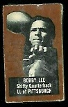 Bobby Lee (brown) 1950 Topps Felt Backs football card