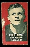 Glenn Lippman 1950 Topps Felt Backs football card