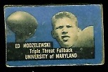 Ed Modzelewski 1950 Topps Felt Backs football card