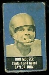 Don Mouser 1950 Topps Felt Backs football card