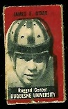 James O'Day 1950 Topps Felt Backs football card