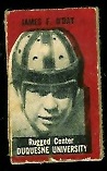 James O'Day 1950 Topps Felt Backs football card