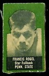 Fran Rogel 1950 Topps Felt Backs football card