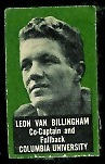 Leon Van Billingham 1950 Topps Felt Backs football card