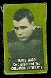 Jim Ward 1950 Topps Felt Backs football card