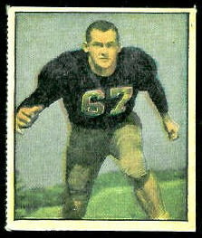 Rodney Franz 1951 Berk Ross football card