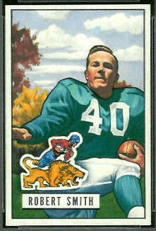 Robert Smith 1951 Bowman football card