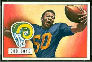 Bob Boyd 1951 Bowman football card