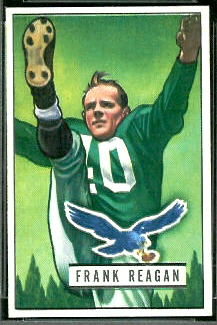 Frank Reagan 1951 Bowman football card