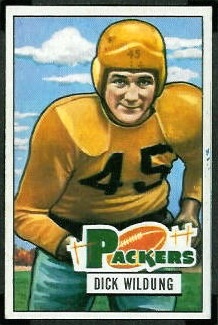 Dick Wildung 1951 Bowman football card