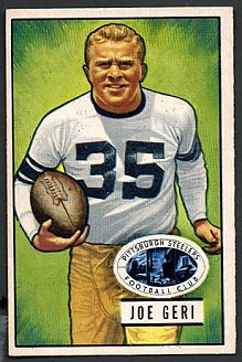 Joe Geri 1951 Bowman football card