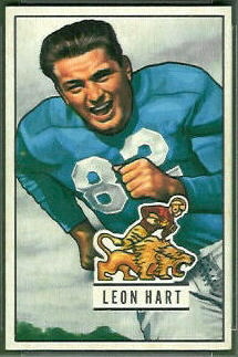 Leon Hart 1951 Bowman football card