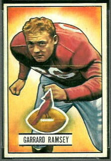Buster Ramsey 1951 Bowman football card Buster Ramsey 1951 Bowman football card