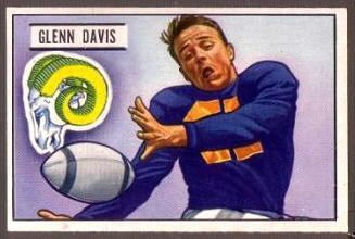 Glenn Davis 1951 Bowman football card