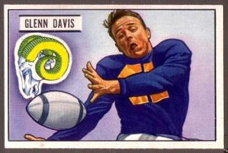 Glenn Davis 1951 Bowman football card Glenn Davis 1951 Bowman football card