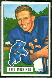 Fred Morrison 1951 Bowman football card