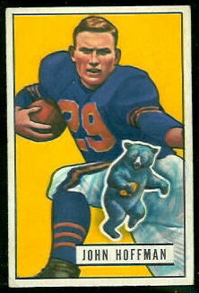 John Hoffman 1951 Bowman football card