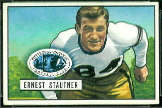 Ernie Stautner 1951 Bowman football card