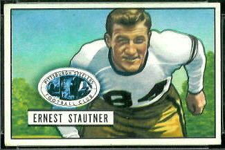 Ernie Stautner 1951 Bowman football card Ernie Stautner 1951 Bowman football card