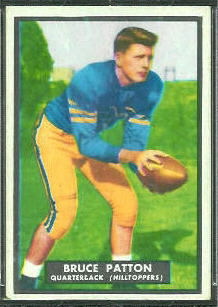 Bruce Patton 1951 Topps Magic football card