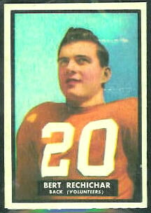 Bert Rechichar 1951 Topps Magic football card