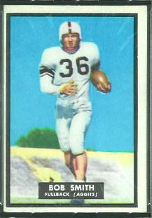 Bob Smith 1951 Topps Magic football card