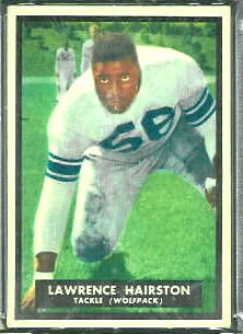 Lawrence Hairston 1951 Topps Magic football card