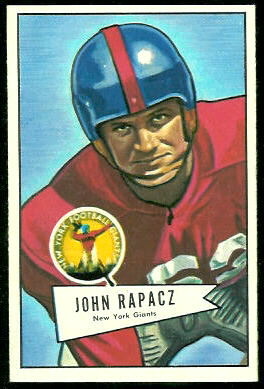John Rapacz 1952 Bowman Large football card John Rapacz 1952 Bowman Large football card