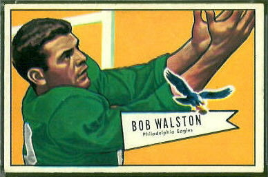 Bobby Walston 1952 Bowman Large football card