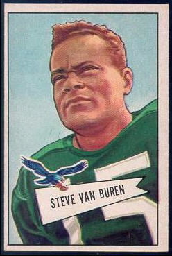 Steve Van Buren 1952 Bowman Large football card