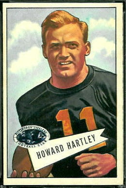 Howard Hartley 1952 Bowman Large football card