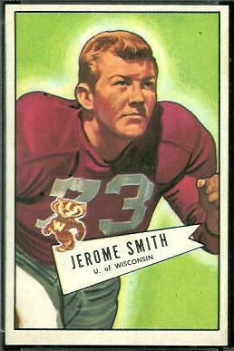 Jerome Smith 1952 Bowman Large football card