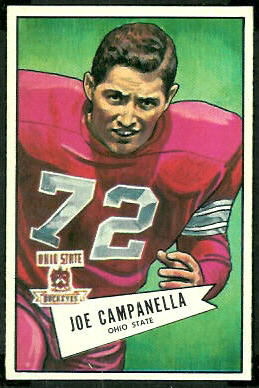 Joe Campanella 1952 Bowman Large football card