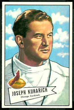 Joe Kuharich 1952 Bowman Large football card Joe Kuharich 1952 Bowman Large football card