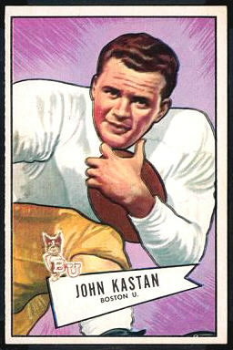 John Kastan 1952 Bowman Large football card