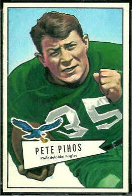 Pete Pihos 1952 Bowman Large football card