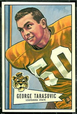 George Tarasovic 1952 Bowman Large football card