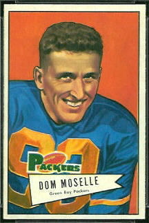 Dom Moselle 1952 Bowman Small football card