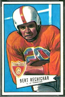Bert Rechichar 1952 Bowman Small football card
