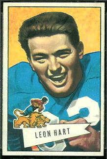 Leon Hart 1952 Bowman Small football card