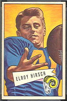 Elroy Hirsch 1952 Bowman Small football card